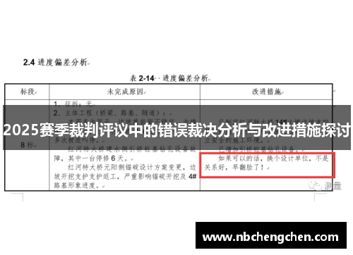 2025赛季裁判评议中的错误裁决分析与改进措施探讨